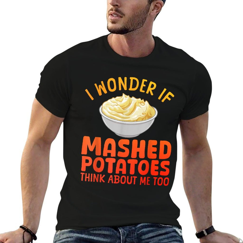 Mashed Potato Art For Men Women Thanksgiving Mashed Potato  Odor-resistant T-Shirt