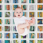 National Parks Of The United States Poster List Machine-washable Throw Blanket