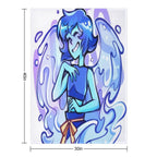 Lapis Lazuli Eco-conscious Throw Blanket