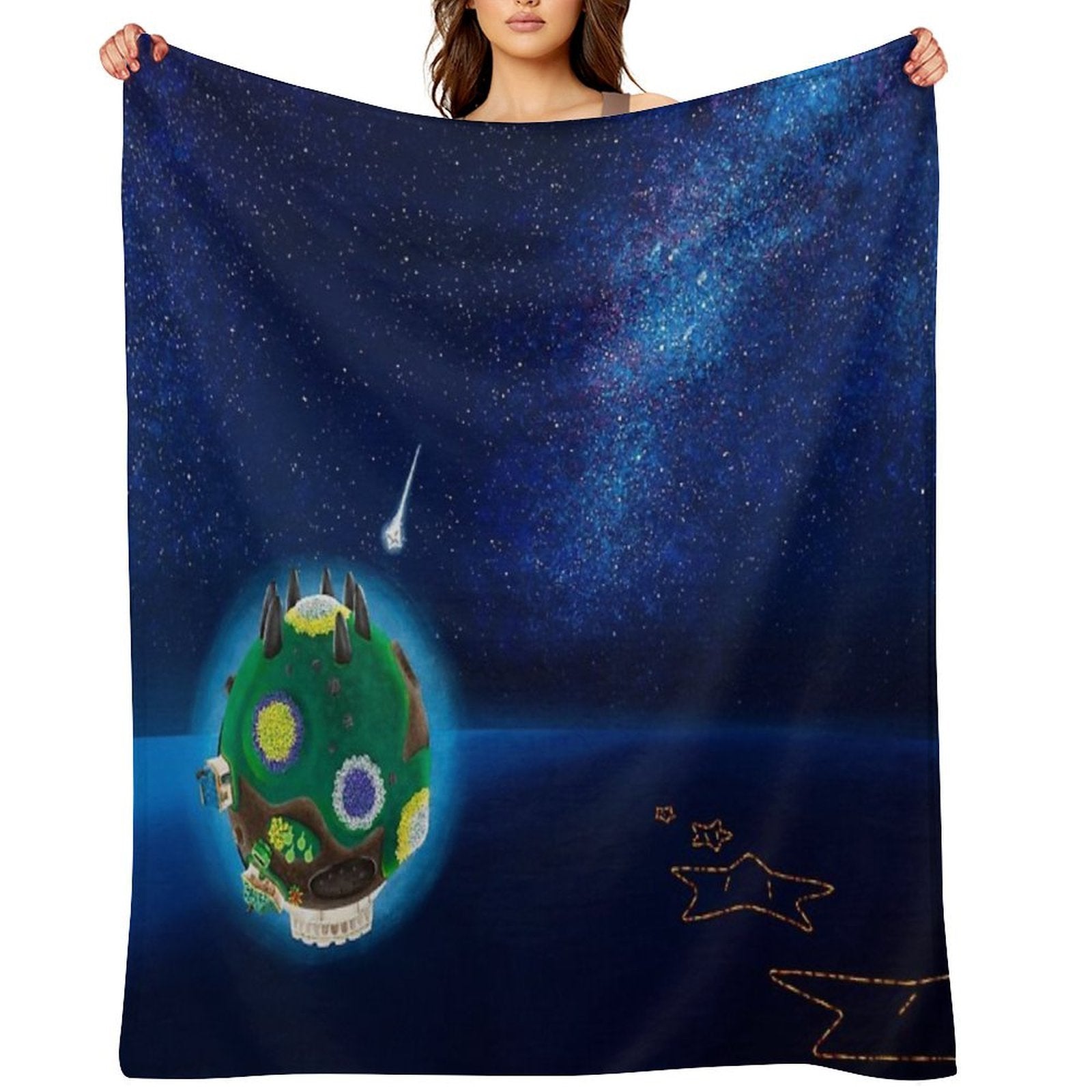 Gateway Galaxy Wrinkle-free Throw Blanket