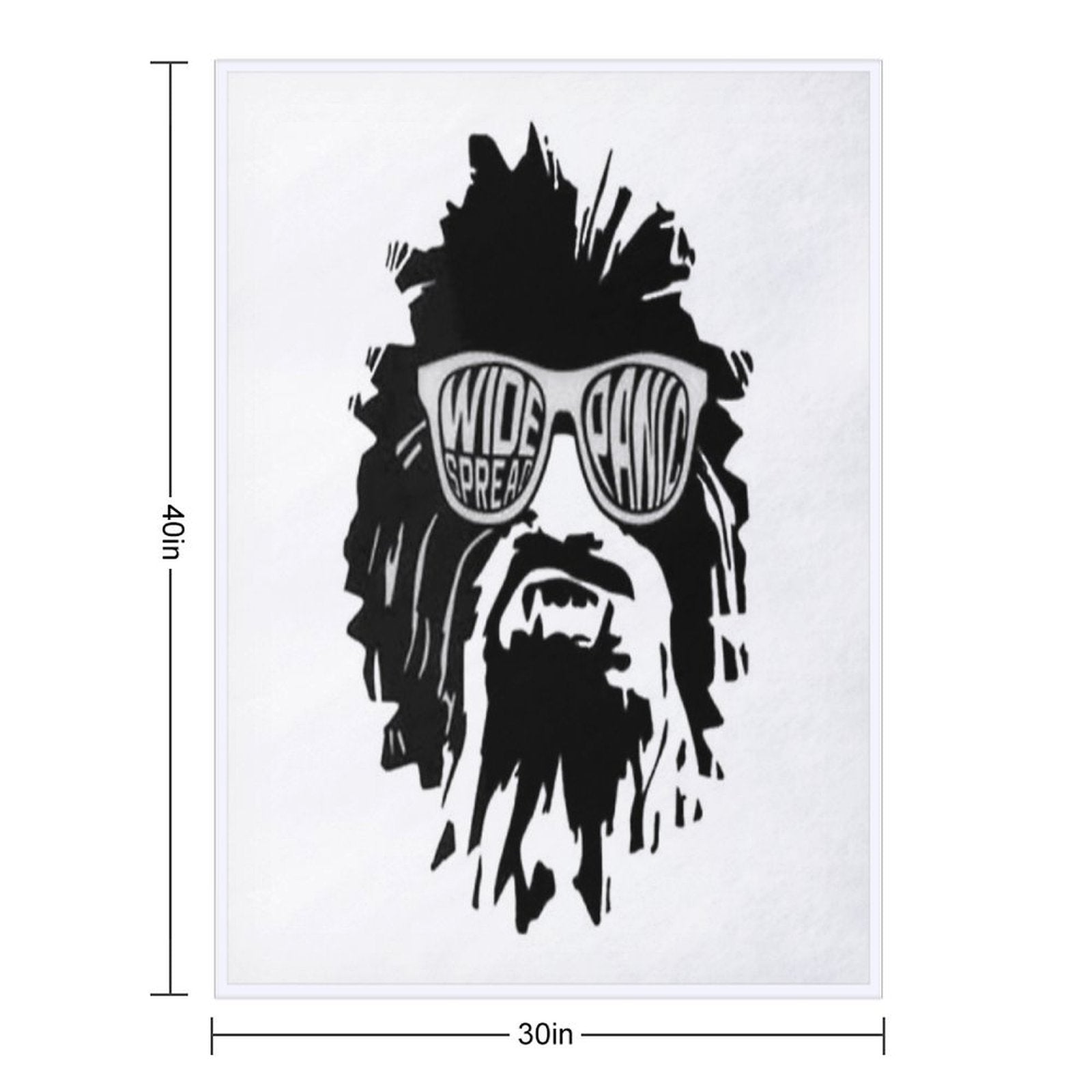 Tour Logo Best Selling Rock Widespread Panic Band Machine-washable Throw Blanket