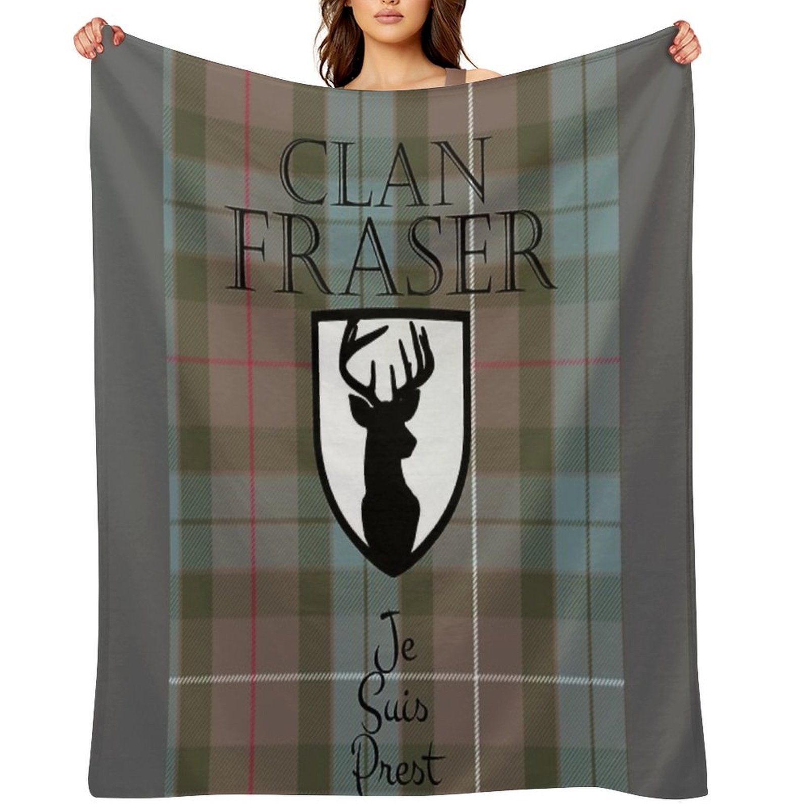 OutlanderClan Fraser Premium Throw Blanket