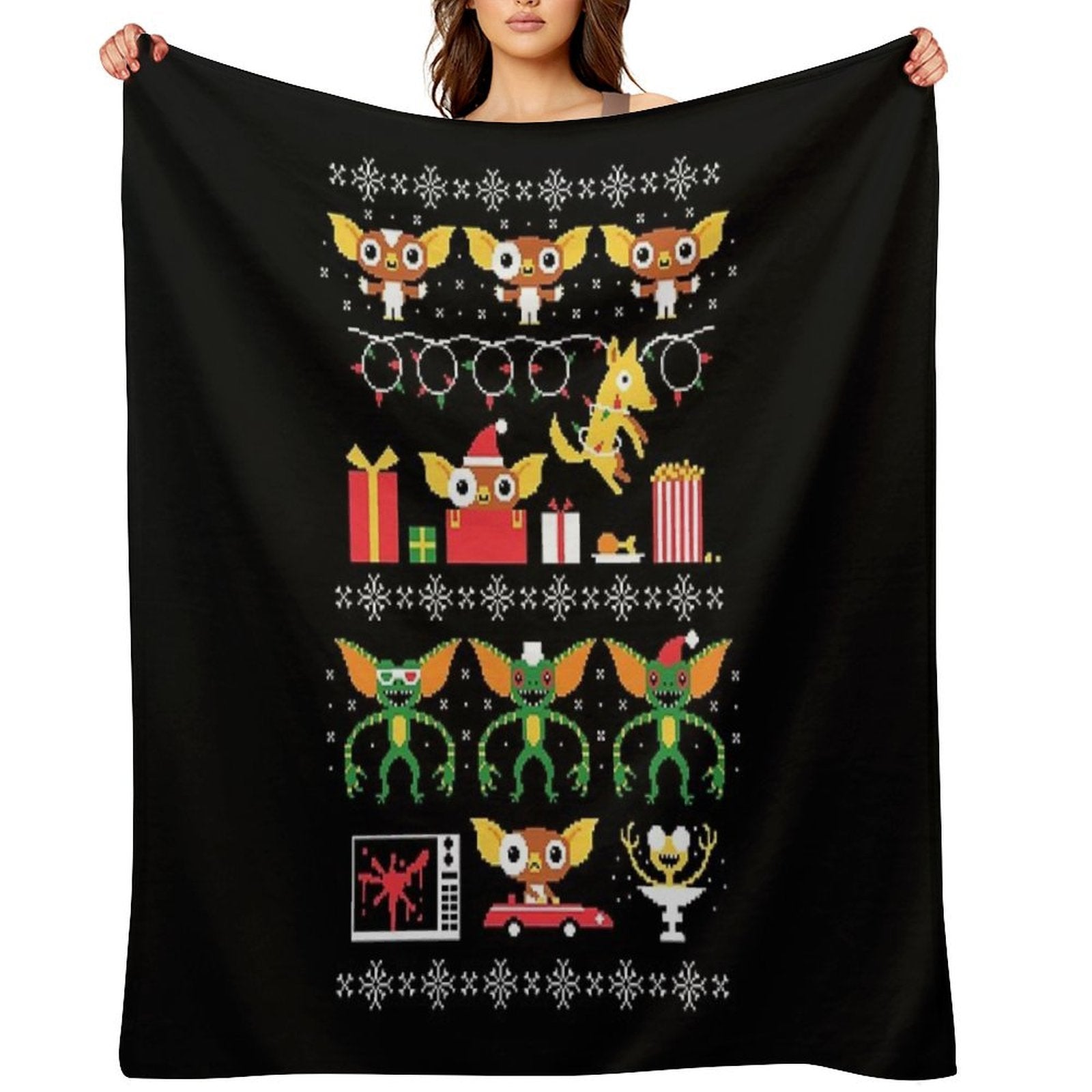 No Cookies After Midnight Machine-washable Throw Blanket