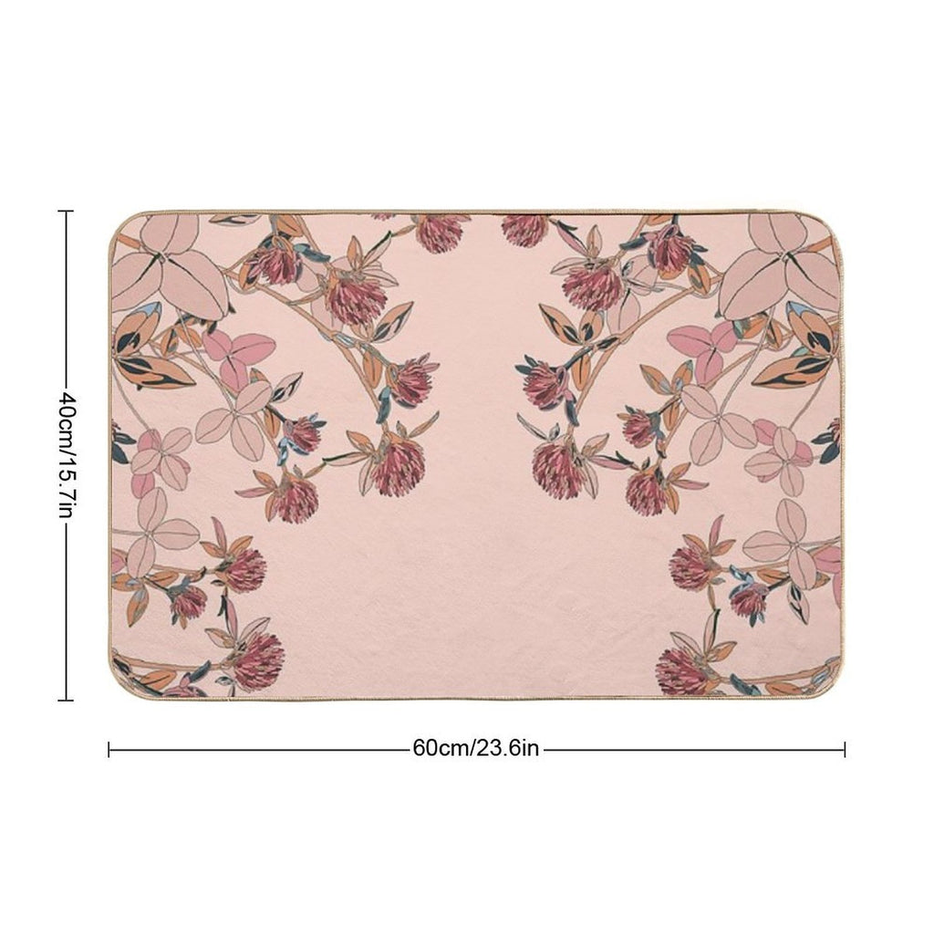 Koniczyna - Wzór 2 Clover - Pattern 2  Odorless Bath Mat