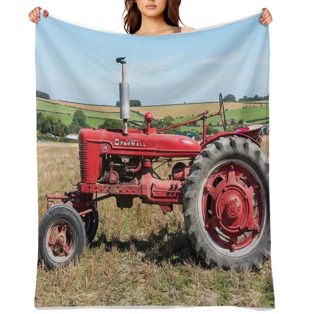 Farmall H Quick-dry Throw Blanket