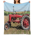 Farmall H Quick-dry Throw Blanket