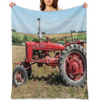 Farmall H Quick-dry Throw Blanket