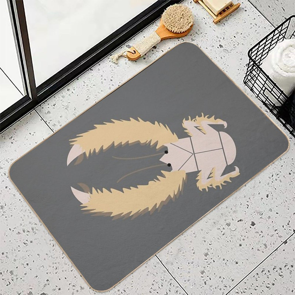 Minimal Yeti Crab (Kiwa Hirsuta)  Rapid-Drying Bath Mat