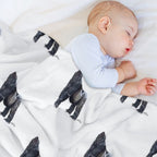 Gorilla Velvety-soft Throw Blanket