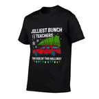 Jolliest Bunch of Teachers This Side Of The Hallway Xmas  Quick-drying T-Shirt