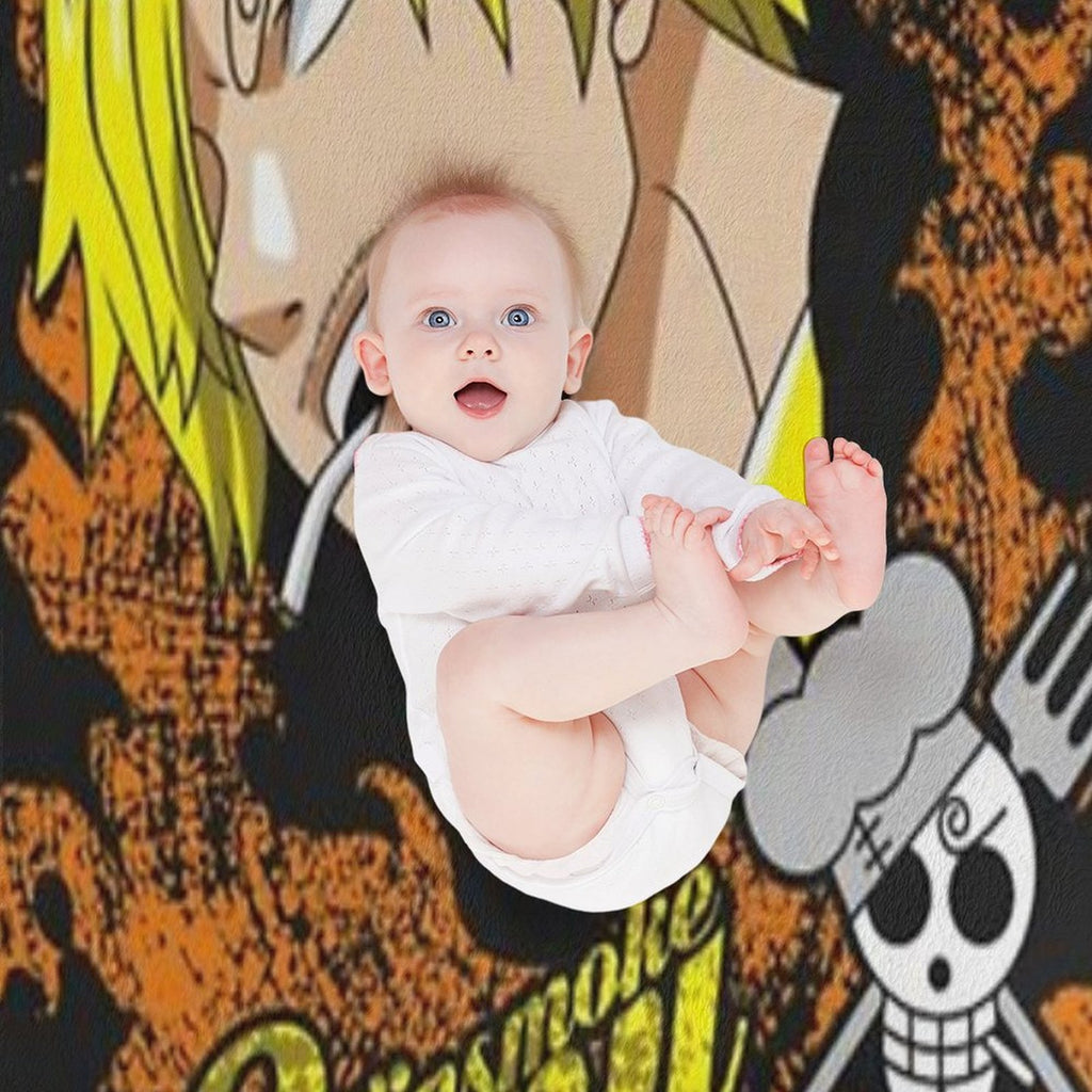Sanji Vinsmoke Plush Throw Blanket