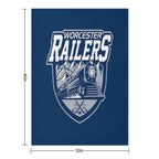 The Worcester Railers Premium Throw Blanket