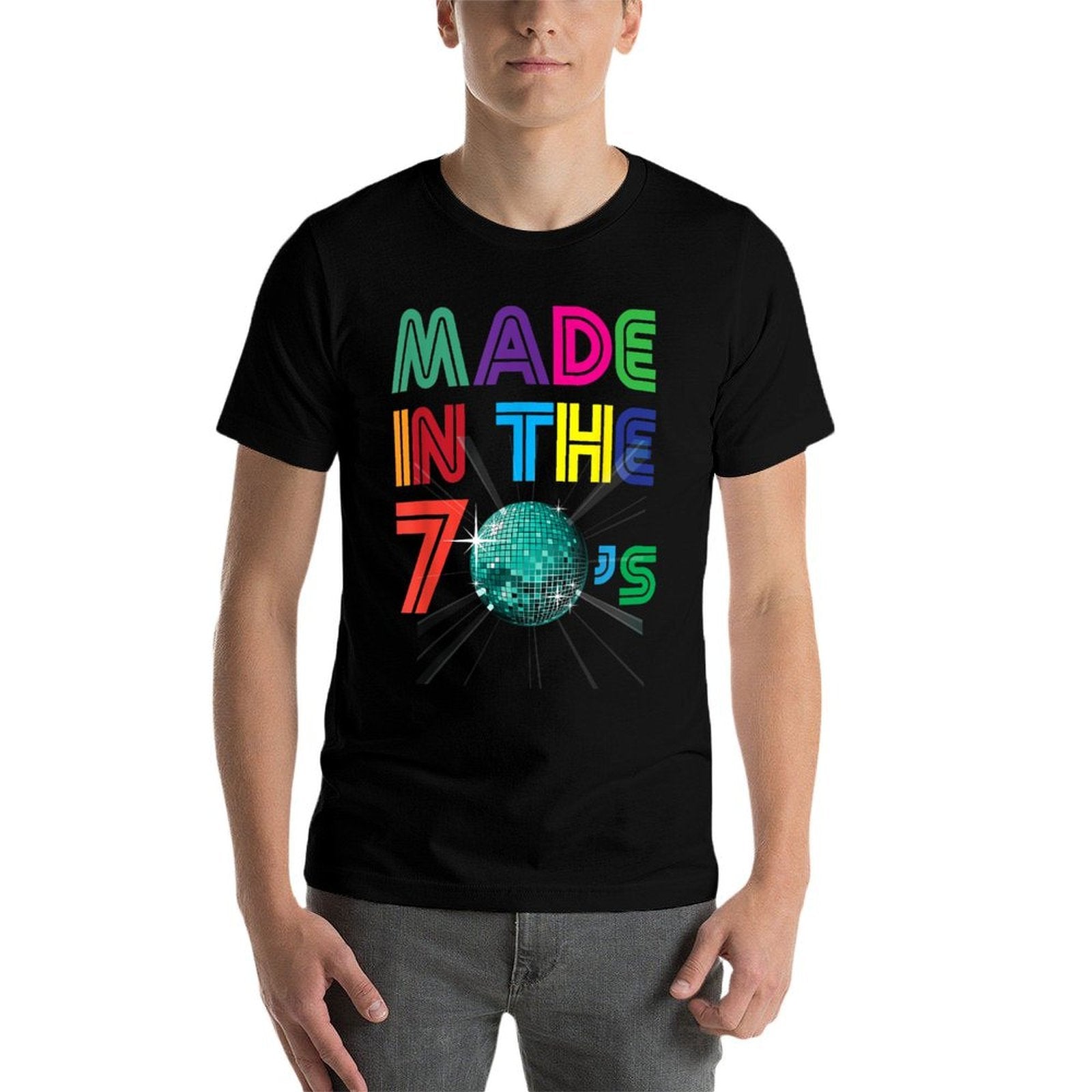 Vintage Retro Made In The 70s Gift +- 40 Yrs Years Old  Easy-care T-Shirt