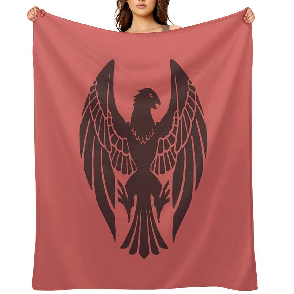 Fire Emblem™ Three Houses - Black Eagles Emblem [Colored] Plush Throw Blanket