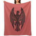 Fire Emblem™ Three Houses - Black Eagles Emblem [Colored] Plush Throw Blanket