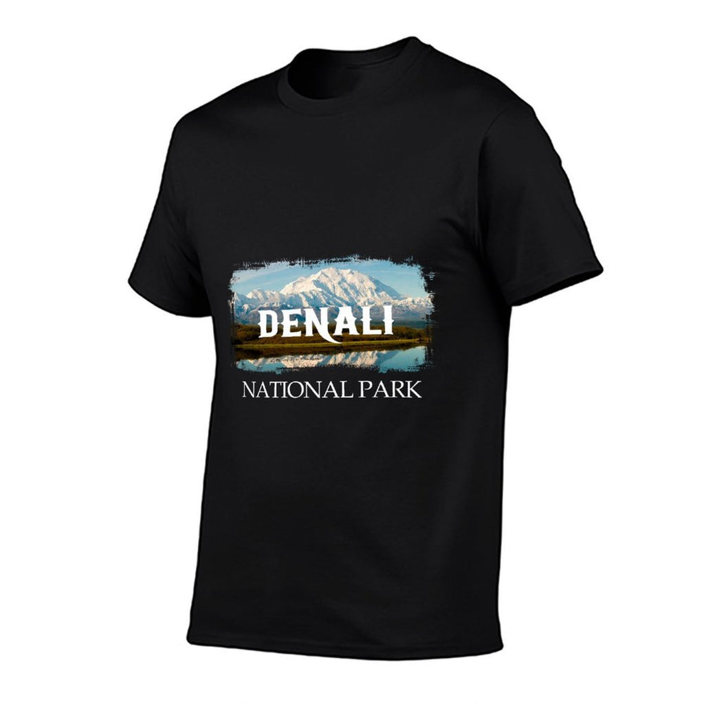 Retro Vintage Denali Alaska National Park Design  Classic T-Shirt