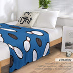 Bowling for Pins Pattern Gift-ready Throw Blanket