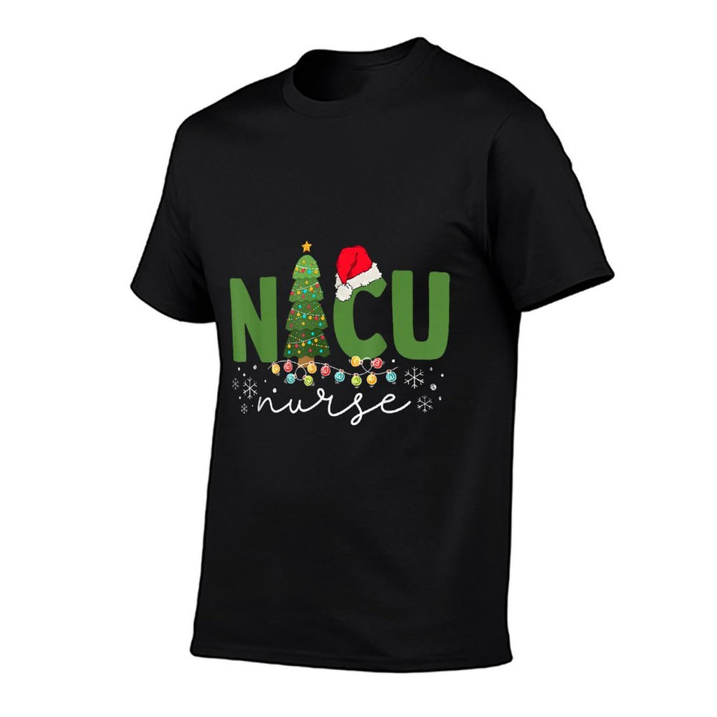 NICU Nurse Neonatal Intensive Care Unit Christmas Nursing  Quick-drying T-Shirt