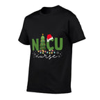NICU Nurse Neonatal Intensive Care Unit Christmas Nursing  Quick-drying T-Shirt