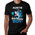 Auntie of The Birthday Boy Shark Ocean Theme Matching Family  Moisture-wicking T-Shirt