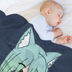 Gacha Life Series - Chloe The Tomboy Shrink-resistant Throw Blanket