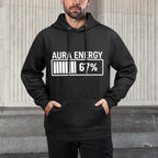Aura Energy at 67 Funny Six Seven Meme Gen Alpha Slang Versatile Streetwear Hoodie