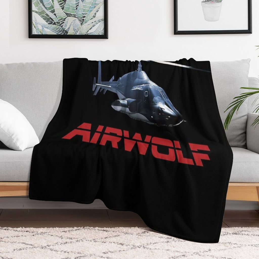 Airwolf Plush Throw Blanket