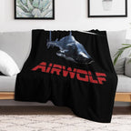 Airwolf Plush Throw Blanket