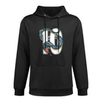 10th Birthday Snake Lover Ten 10 Year Old Birthday Boy Girl Casual Wear Hoodie
