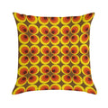 Geometric Pattern Retro Vintage Elegant Graphic 50s 60s 70s Soft High-Density Material Throw Pillow