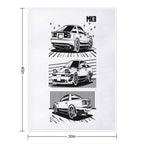 Supra MK3 Durable Throw Blanket