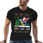 Xmas Tree Lighting Santa Riding Parrot Christmas  Soft T-Shirt