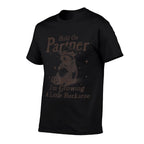 Hold On Partner Im Growing A Little Buckaroo Funny Raccoon  Affordable Price T-Shirt