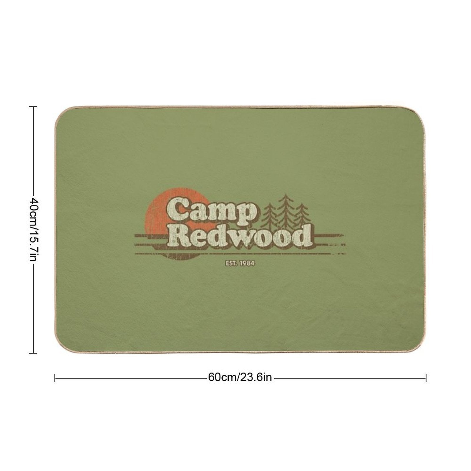 Camp Redwood 1984  High-Traffic Bath Mat