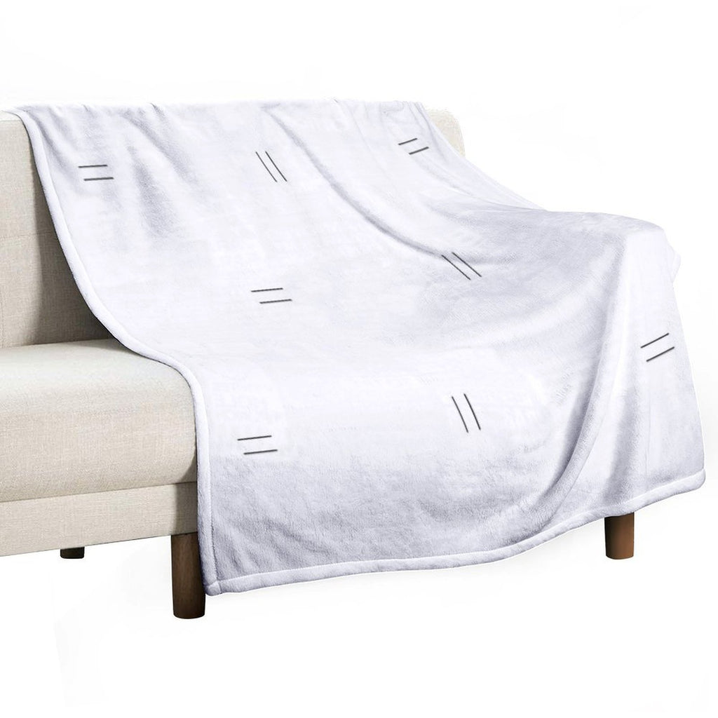 Black And White Minimal Decor Pattern Premium Throw Blanket