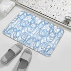 Bubble Pattern  Easy To Clean Bath Mat
