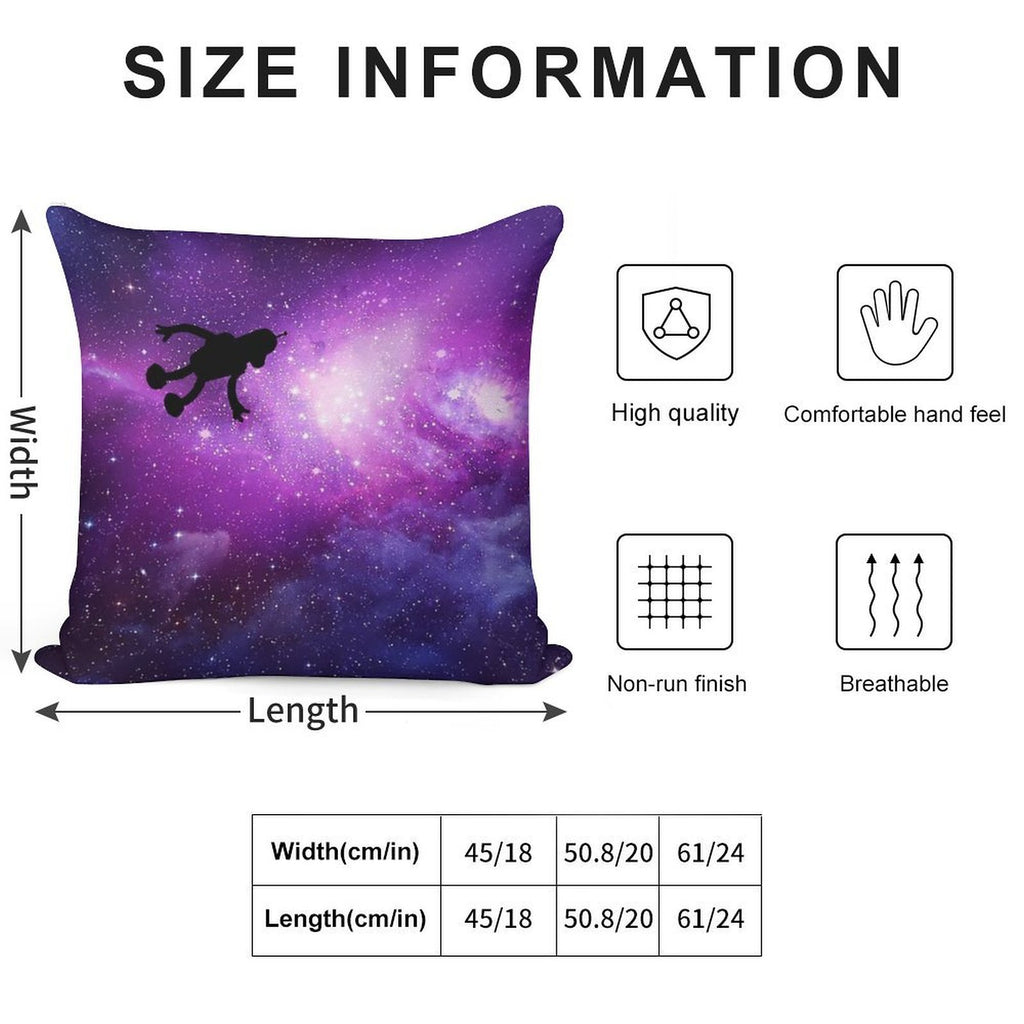 Bender in The Sky Soft Washable Throw Pillow