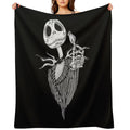 Sugar Skull Jack Skellington Versatility Throw Blanket