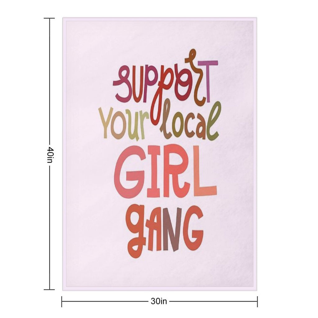 Girl Gang All-season Throw Blanket