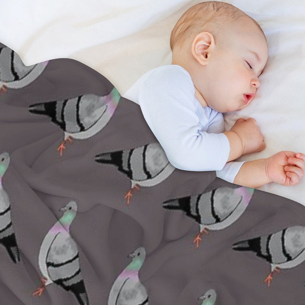 Pigeon Walk Eco-conscious Throw Blanket