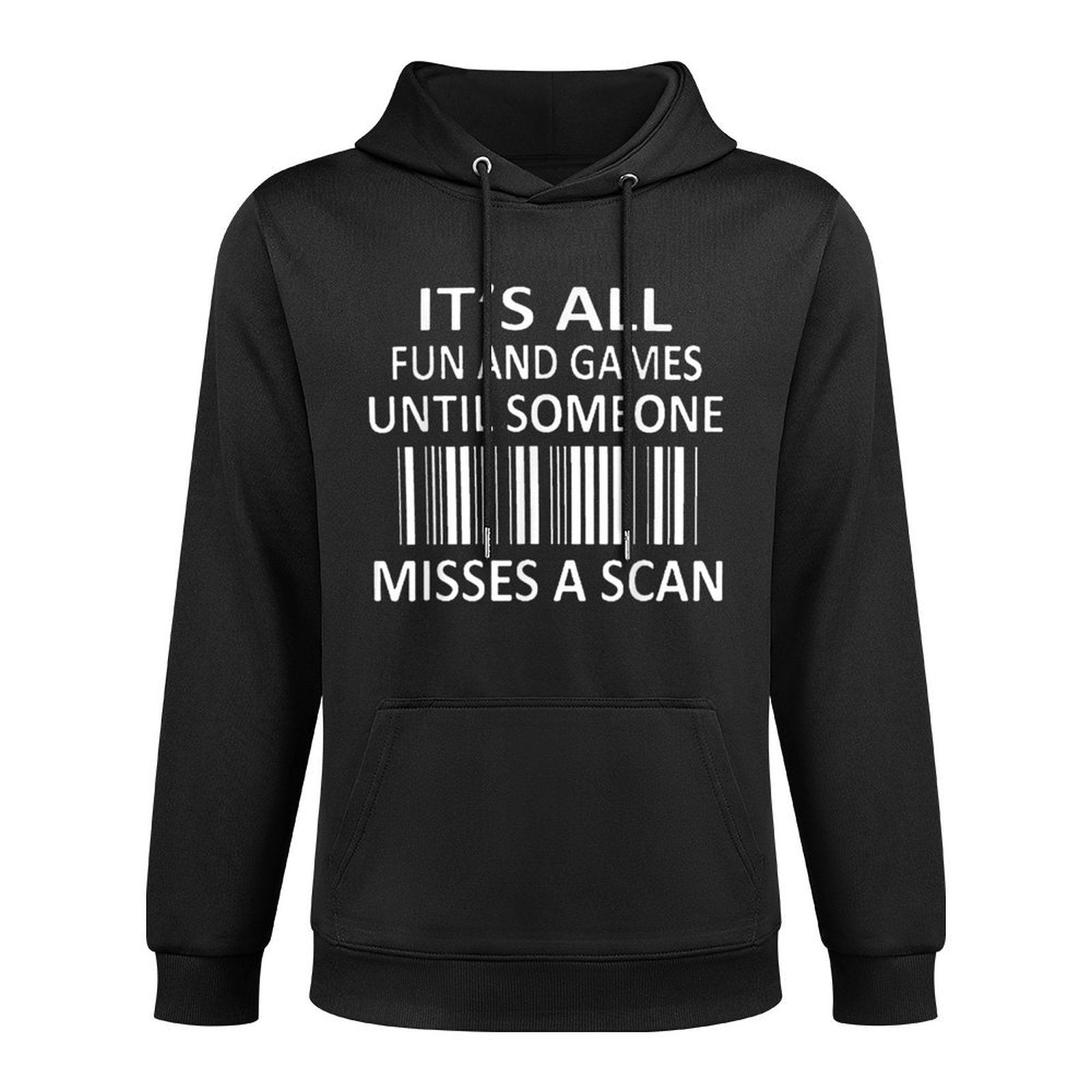 Its All Fun And Games Until Someone Misses A Scan Pilling-Resistant Hoodie