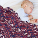Buffalo ZigZag Pattern Gift-ready Throw Blanket