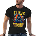 I Have Homosexual Tendencies Hard Skeleton Funny Meme  Oversized Silhouette T-Shirt
