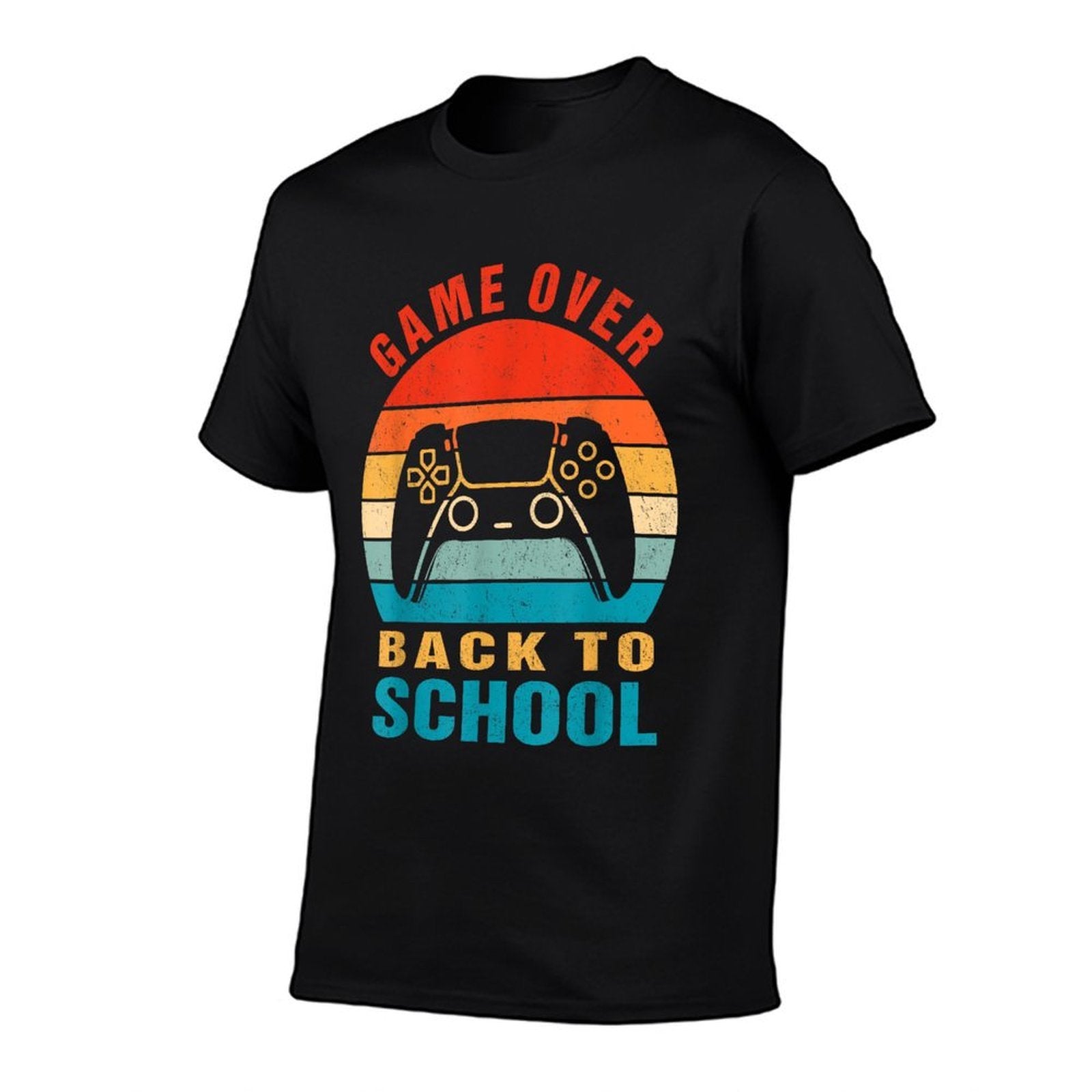 Back to School Funny Game Over Teacher Student Controller  Versatile T-Shirt
