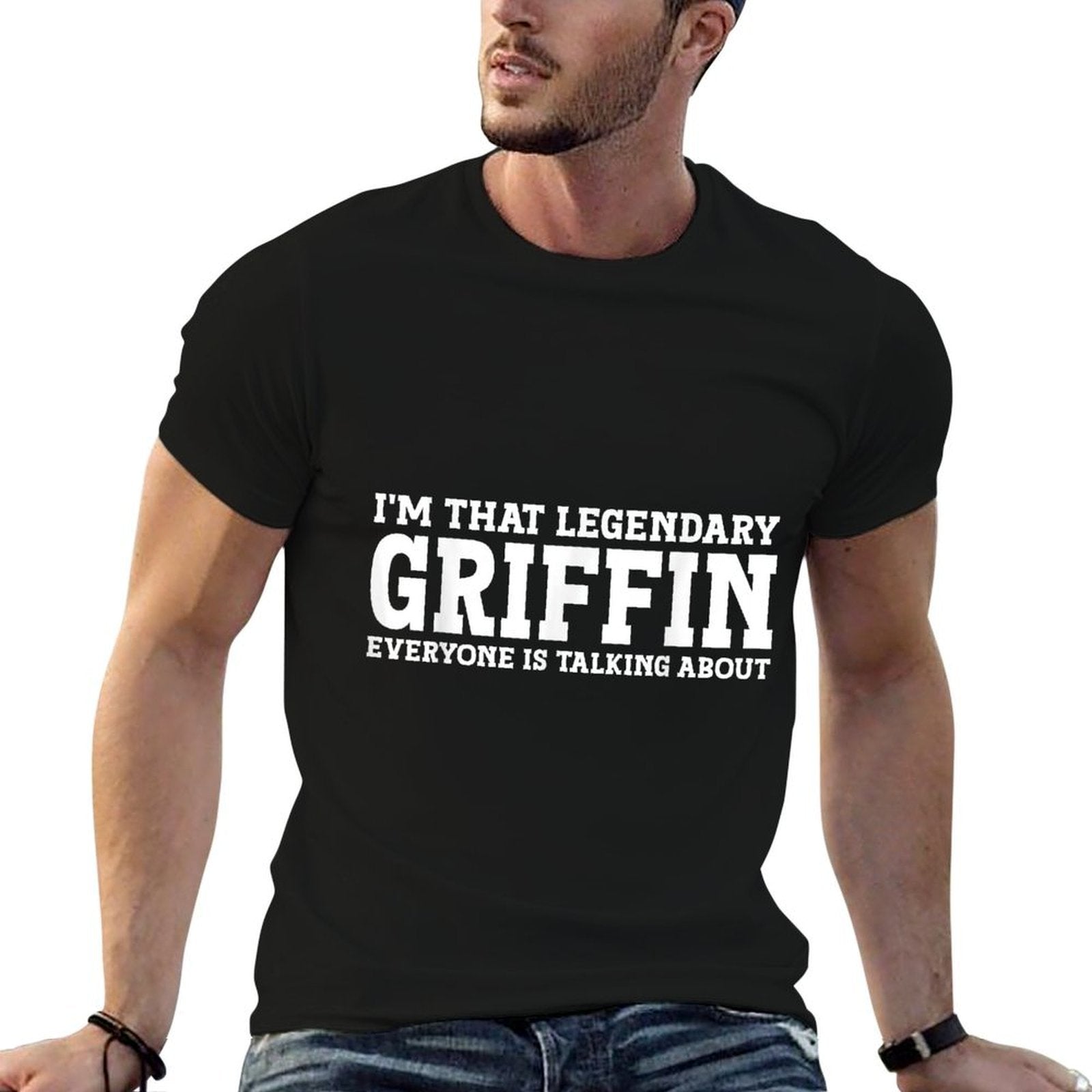 Griffin Surname Funny Team Family Last Name Griffin  Breathable T-Shirt