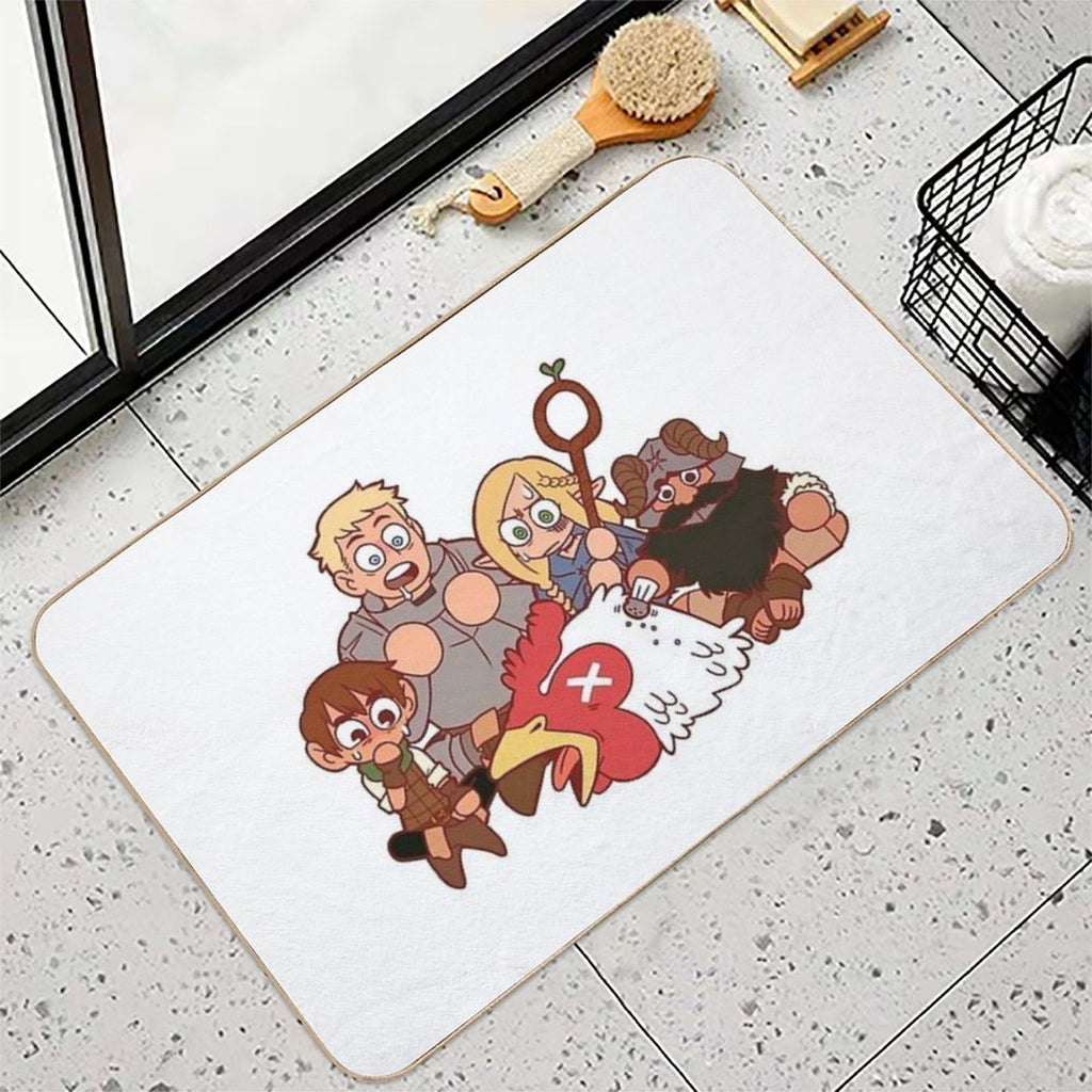 Dungeon Meshi Let's Eat  Anti-Trip Bath Mat