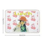 Fan Made Billie Eilish LUNCH Merch  Eco-Friendly Bath Mat