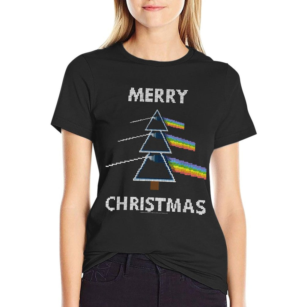 Pink Floyd The Dark Side of The Moon Prism Christmas Tree  Affordable Price T-Shirt