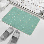 Starburst Light Blue  Eco-Friendly Bath Mat