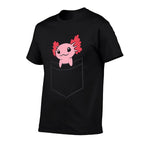 Axolotl In The Pocket Cute Baby Axolotl  Eco-friendly Material T-Shirt